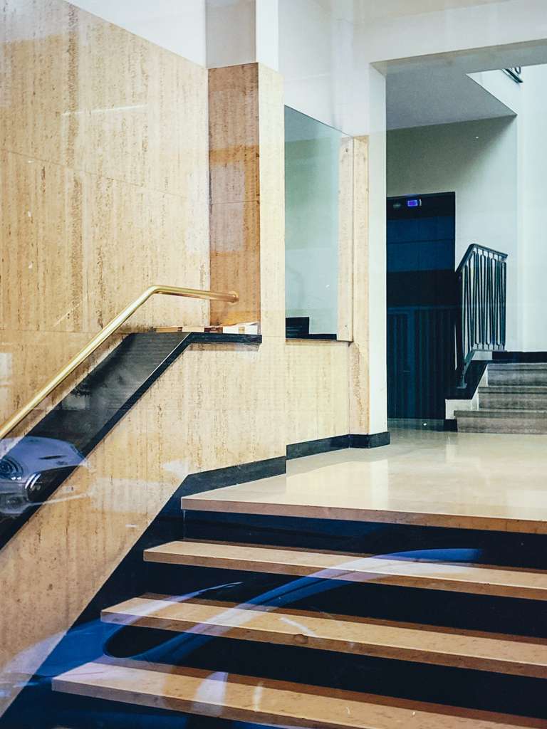 strair in the entrance