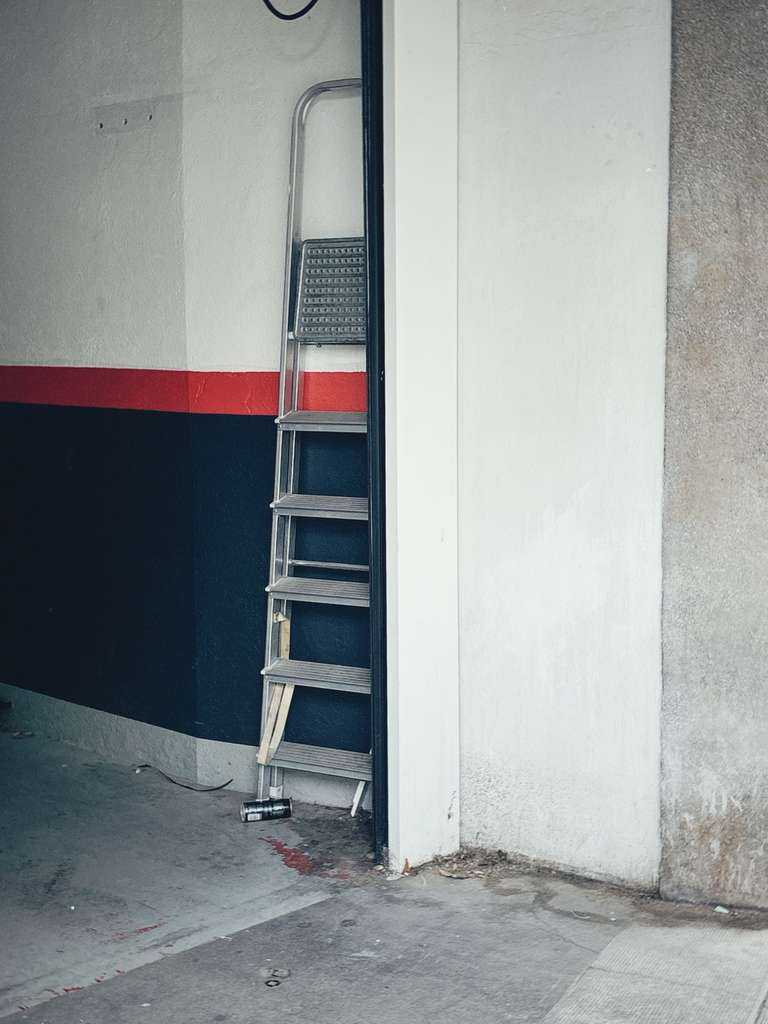 ladder in garage