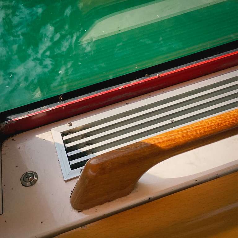 wood detail from a boat